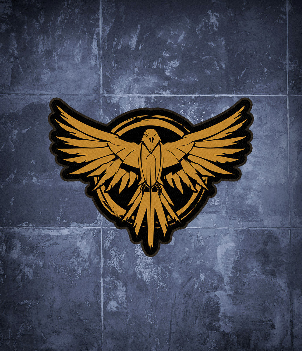 Beyond The Black - Gold Raven Die Cut - Patch | Neutral-Image