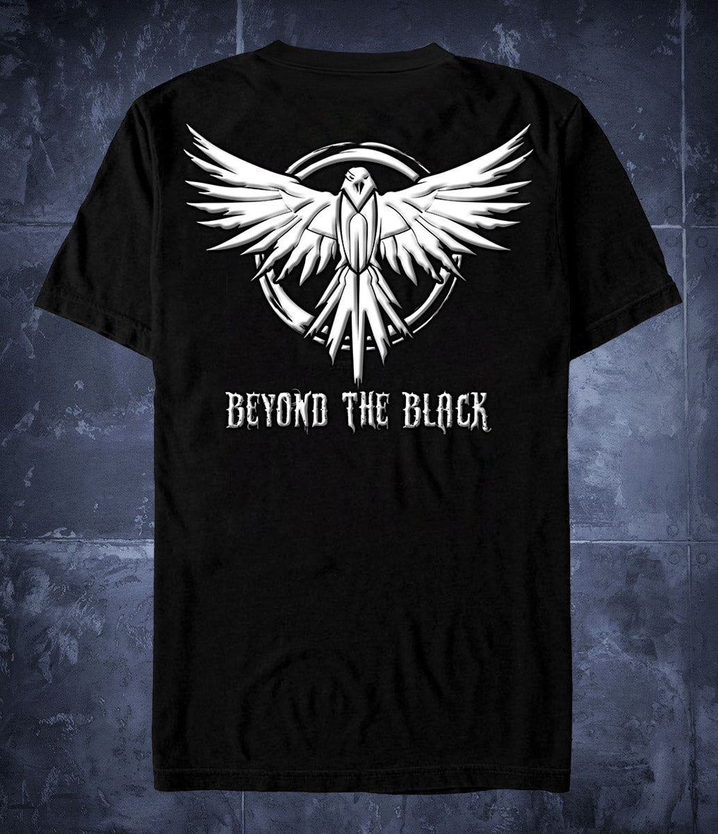 Beyond The Black - White Raven Puffprint - T-Shirt | Men-Image